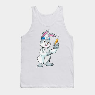 Rabbit as Doctor at Vaccination with Syringe Tank Top